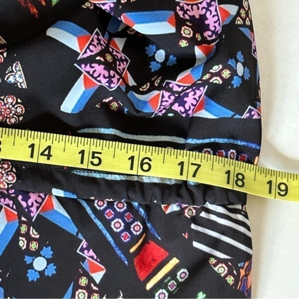 Clover Canyon beautiful stained glass detail short dress size M - Picture 13 of 14